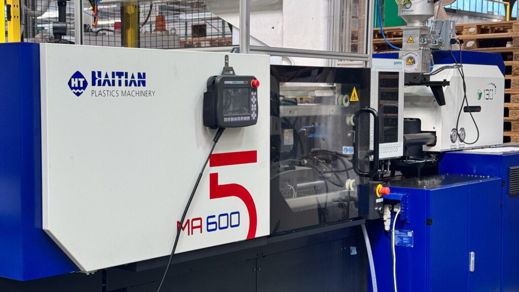 Injection moulding machine made by Haitian to create bespoke plastic mouldied products