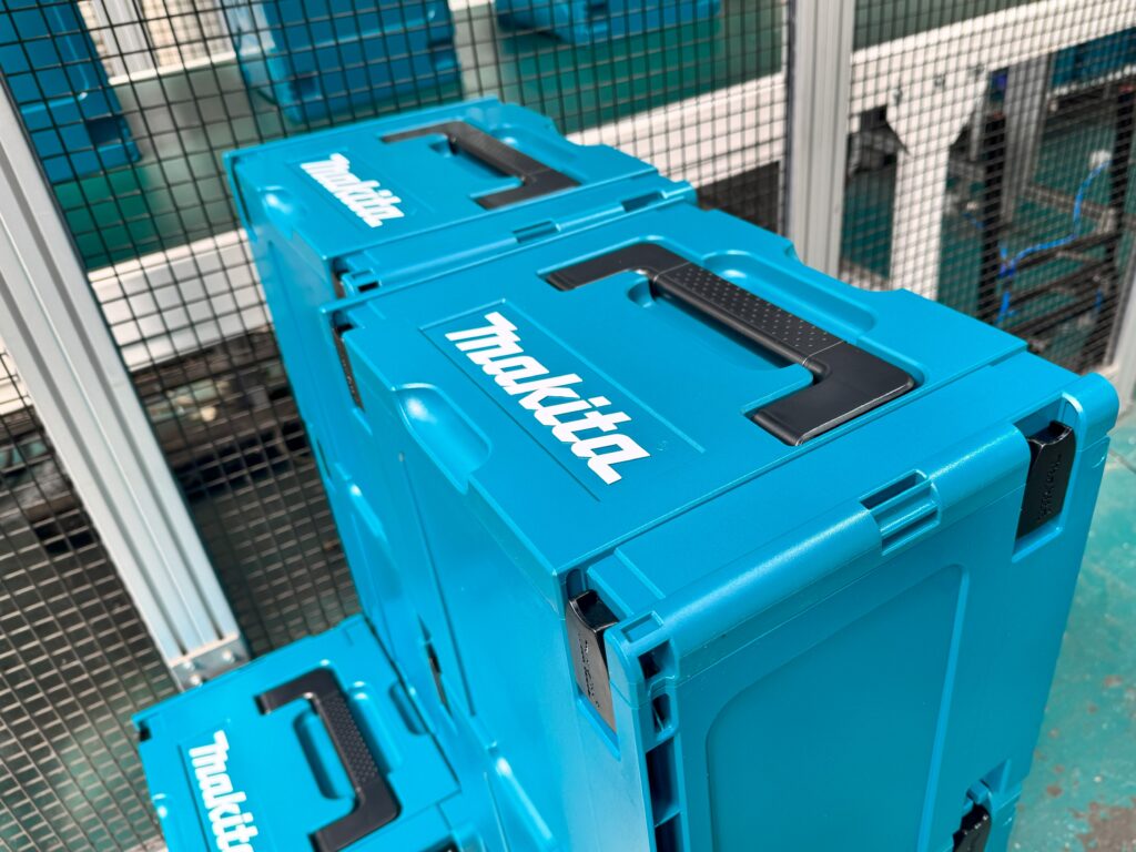 Makita boxes made in Ramsgate factory by reshoring manufacturing to the UK.