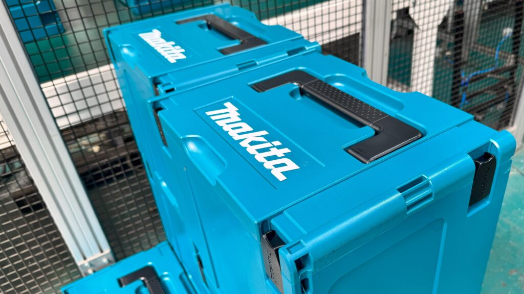 Makita boxes made in Ramsgate factory by reshoring manufacturing to the UK.