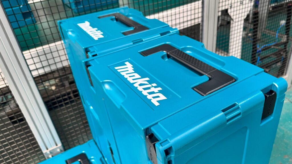 Makita boxes made in Ramsgate factory by reshoring manufacturing to the UK.